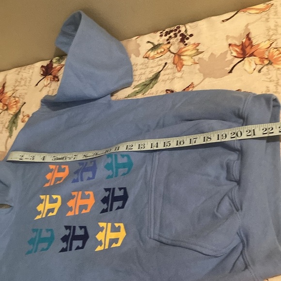 Kids Blue Graphic Hoodie Sweatshirt - Picture 8 of 8